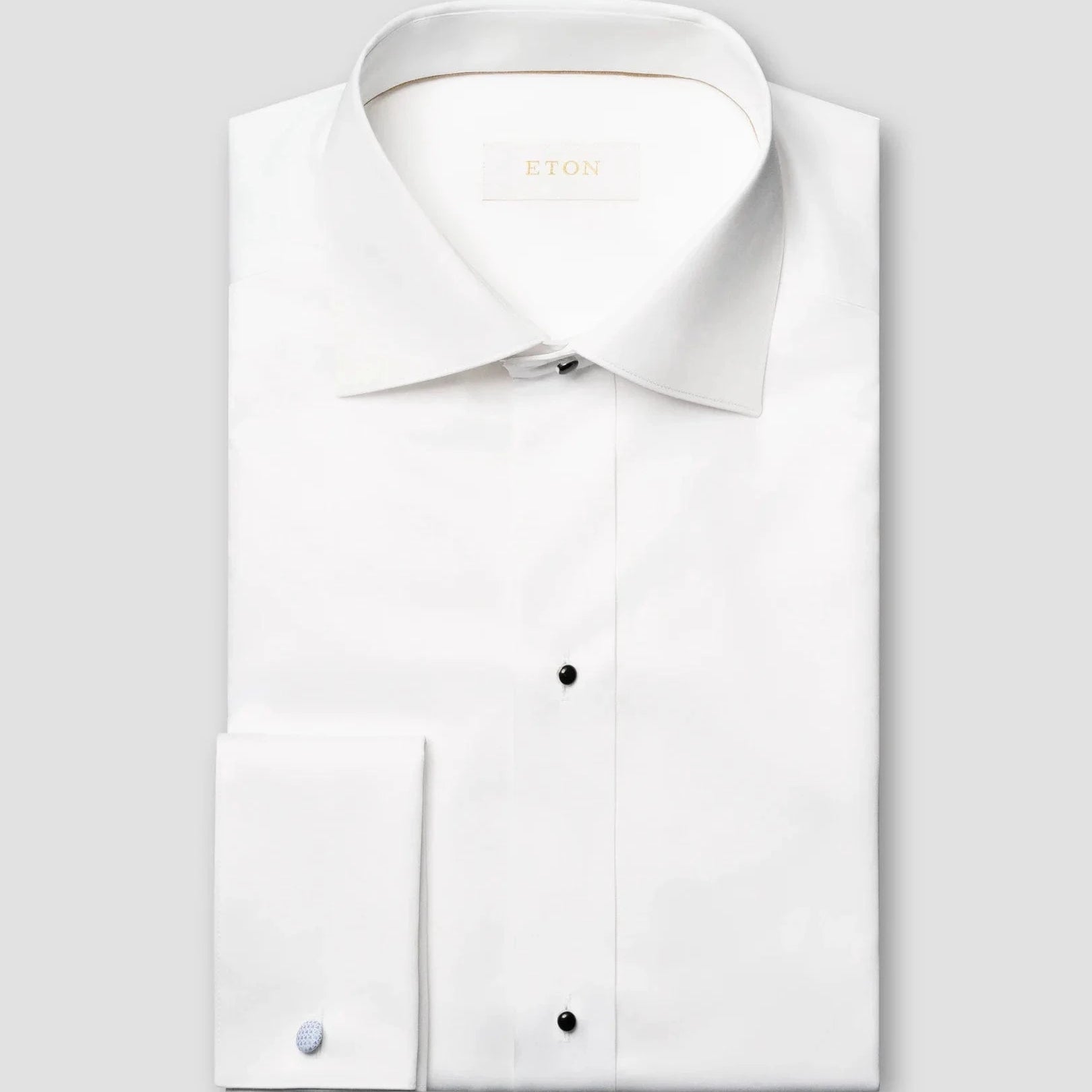 ETON Dress Shirts WHITE / CONT 45 Contemporary Solid Elevated Twill Shirt