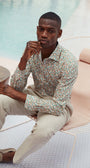 Eton Sport Shirts Slim Fit Pineapple Print Dress Shirt
