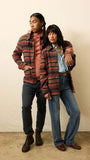 Faherty Flannels & Overshirts NIGHT TIME FIRE STRIPE / S High Ridge Twill Studio Jacket - Unisex