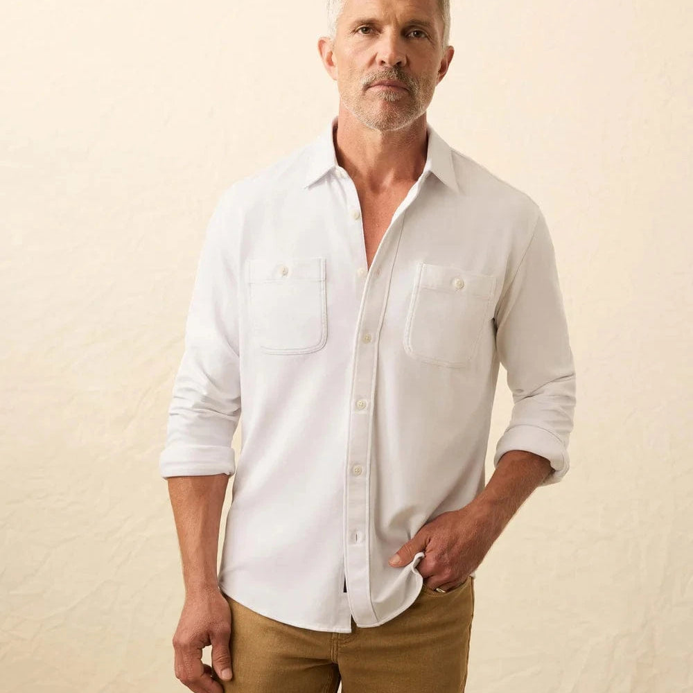 Faherty Flannels & Overshirts PUW / S Field Knit Shirt