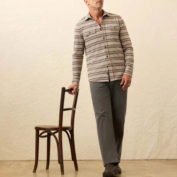 Faherty Flannels & Overshirts ROCK COAST STRIPE / S Legend™ Sweater Shirt