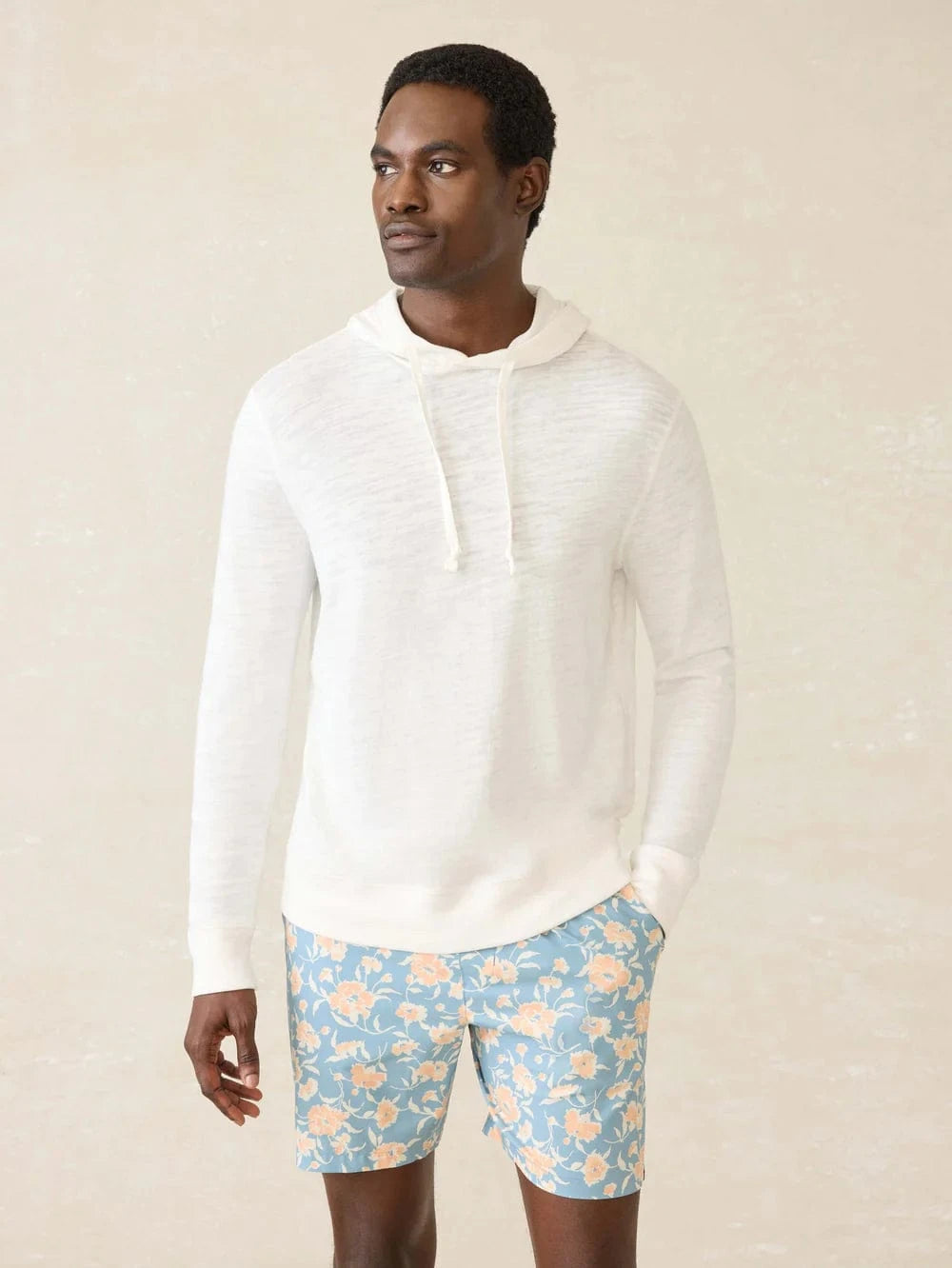 Faherty Hoodie Sunwashed Slub Hoodie