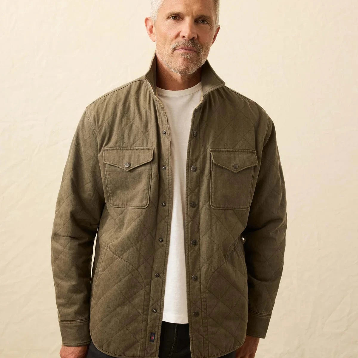 Faherty Jackets PRAIRIE OLIVE / S Doug Good Feather Reversible Bondi Jacket