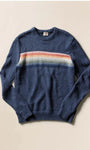 Faherty Sweaters NAVY LAKE TORCH STRIPE / S Heirloom Crewneck Sweater