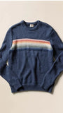 Faherty Sweaters NAVY LAKE TORCH STRIPE / S Heirloom Crewneck Sweater