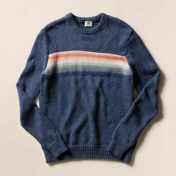Faherty Sweaters NAVY LAKE TORCH STRIPE / S Heirloom Crewneck Sweater