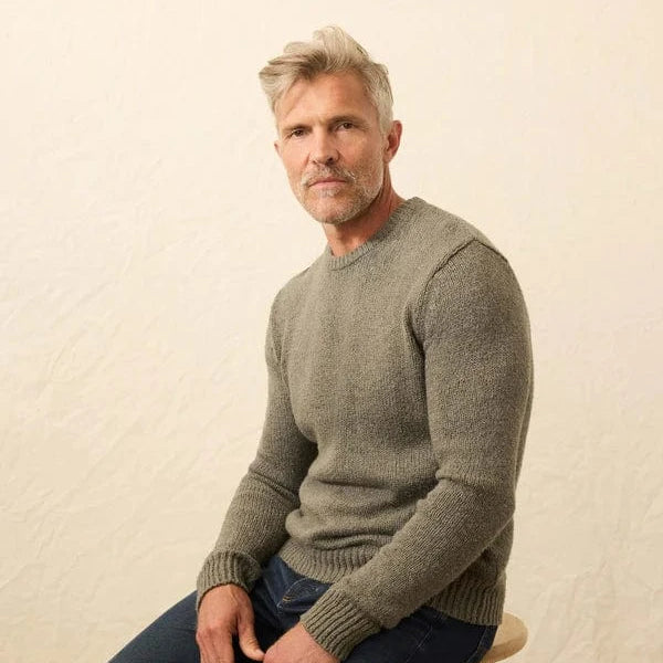 Faherty Sweaters OLIVE COVE / S Heirloom Crewneck Sweater