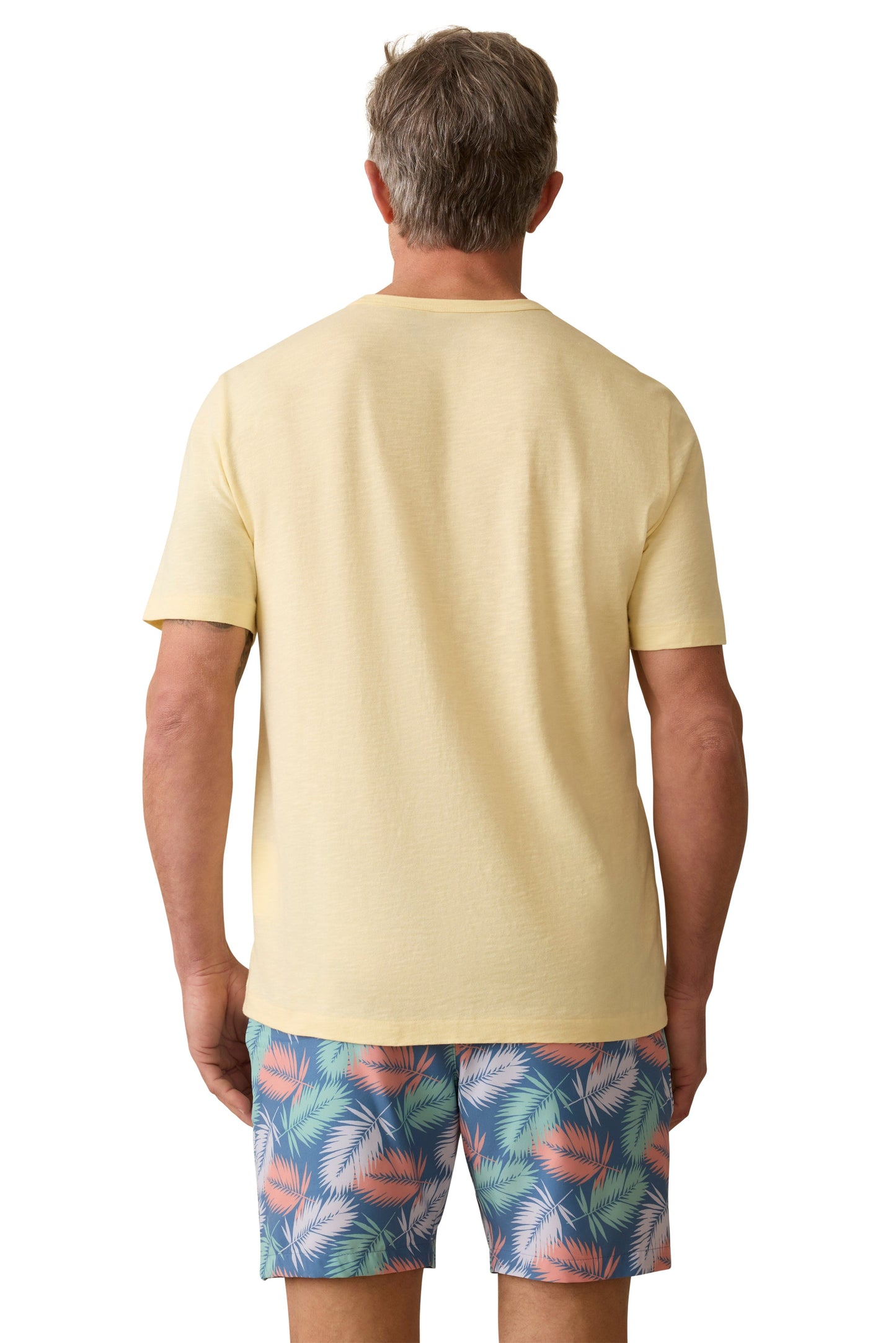 Faherty T-Shirts Sunwashed Pocket Tee - Isle Sun