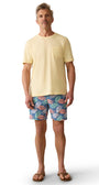 Faherty T-Shirts Sunwashed Pocket Tee - Isle Sun