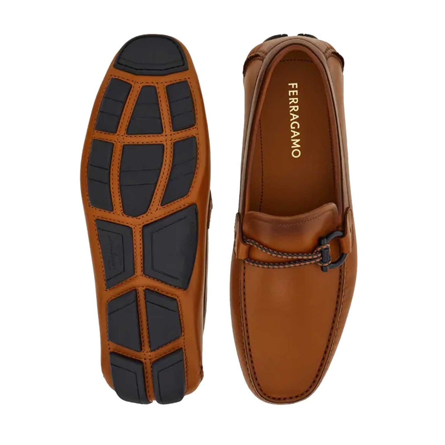 Ferragamo Shoes Front 4 Gancio Driver