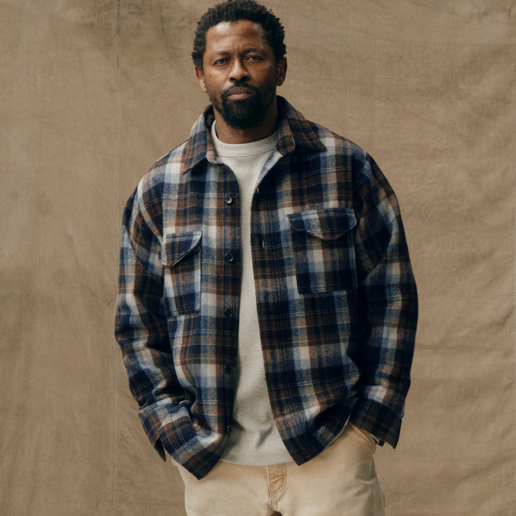 Filson Flannels & Overshirts brown / light blue multi plaid / S Wool Jac-shirt