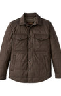 Filson Jackets slate black / M Cover Cloth Quilted Jac-shirt