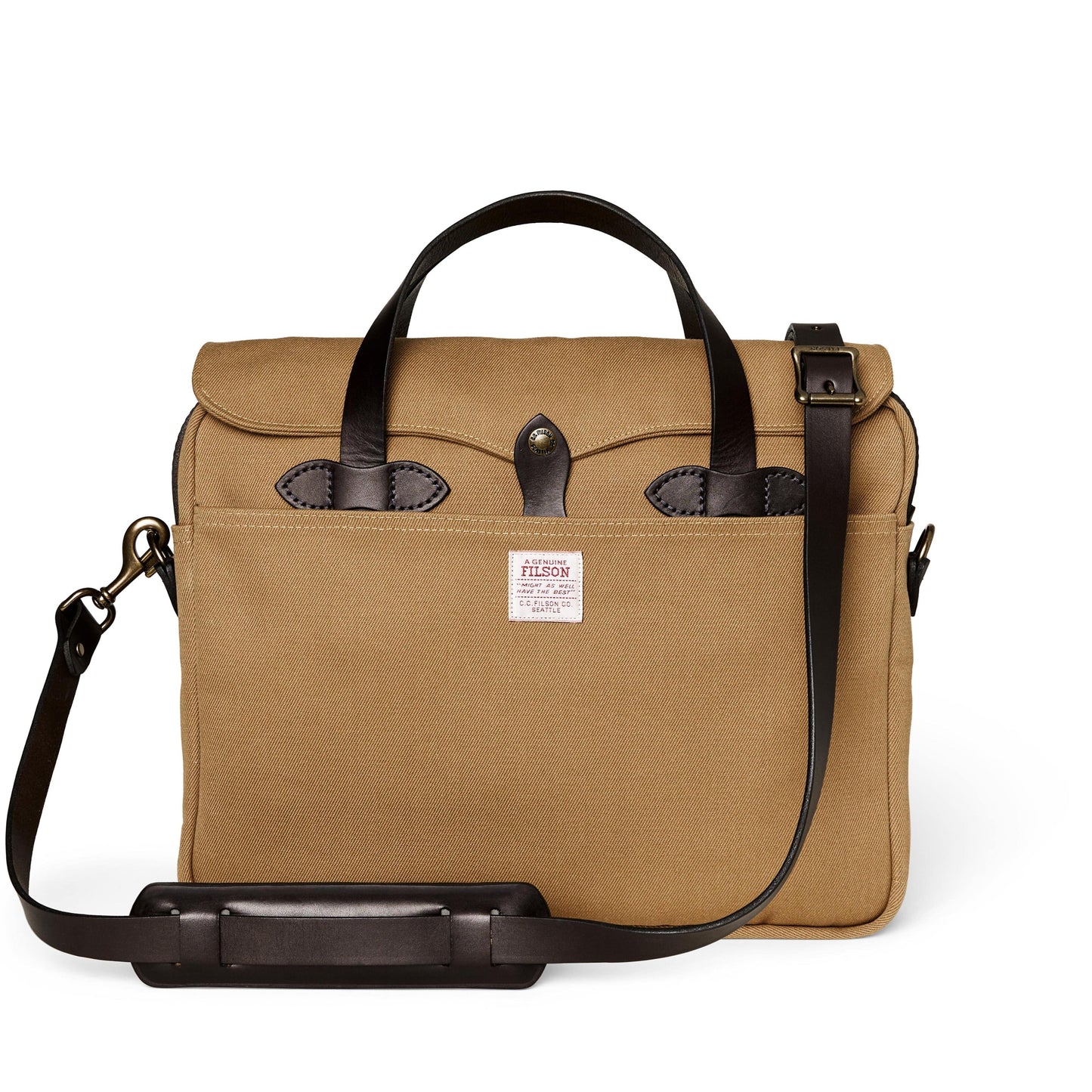 Filson Luggage Tan Rugged Twill Original Briefcase