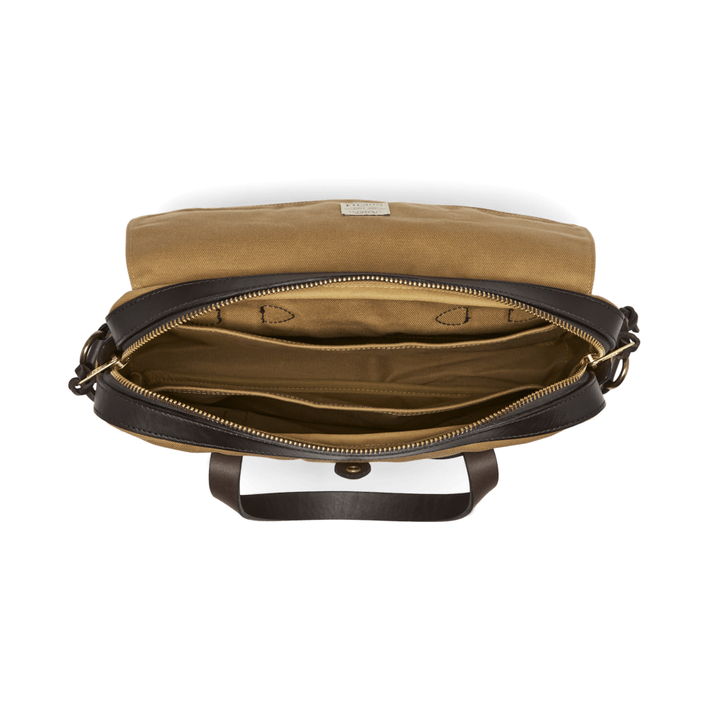 Filson Luggage Tan Rugged Twill Original Briefcase
