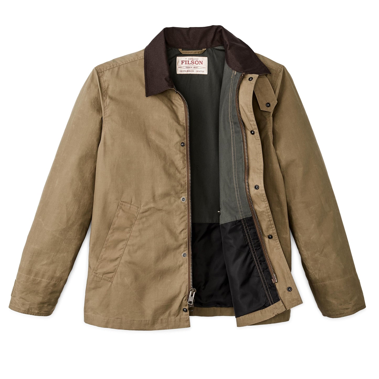 Filson Outerwear Ranger Short Field Jacket- Dark Beige