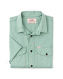 Filson Sport Shirts Twin Lakes Short Sleeve Sport Shirt- Granite Green