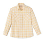 Filson Sport Shirts Women's Light Weight Alaskan Guide Shirt- Ivory / Straw Plaid