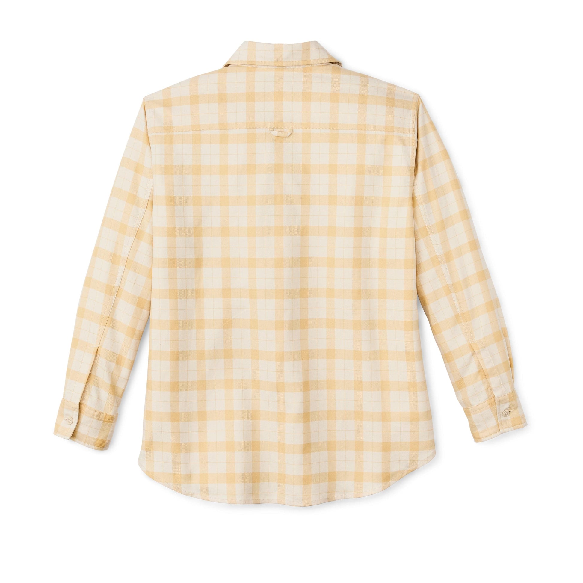 Filson Sport Shirts Women's Light Weight Alaskan Guide Shirt- Ivory / Straw Plaid