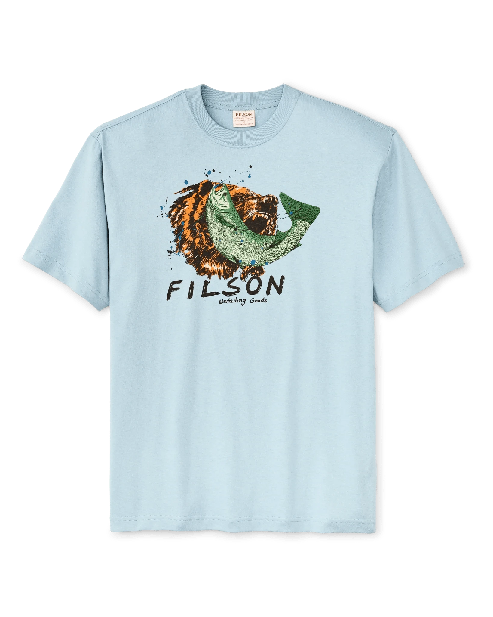 Filson T-Shirts dust blue / dinner Frontier Graphic T-shirt