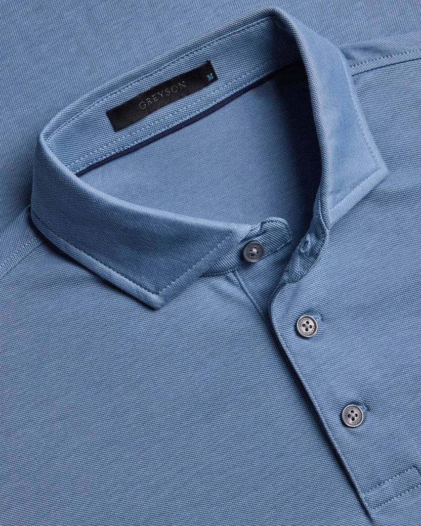Greyson Clothiers Polos Omaha Polo - Bonneville Blue