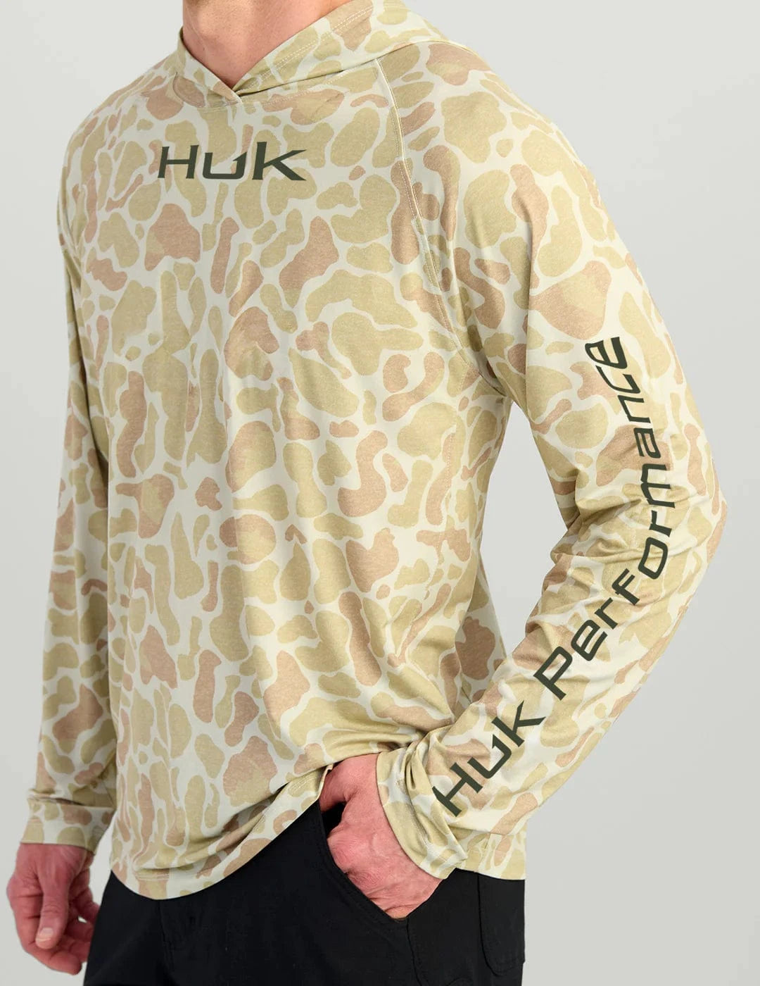 HUK Hoodie Airweight KC Printed Hoodie