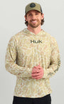 HUK Hoodie Sand Camo / S Airweight KC Printed Hoodie
