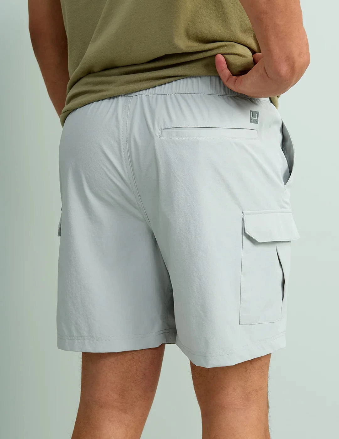 Huk Shorts Creekbed Cargo Short 7" - Harbor Mist
