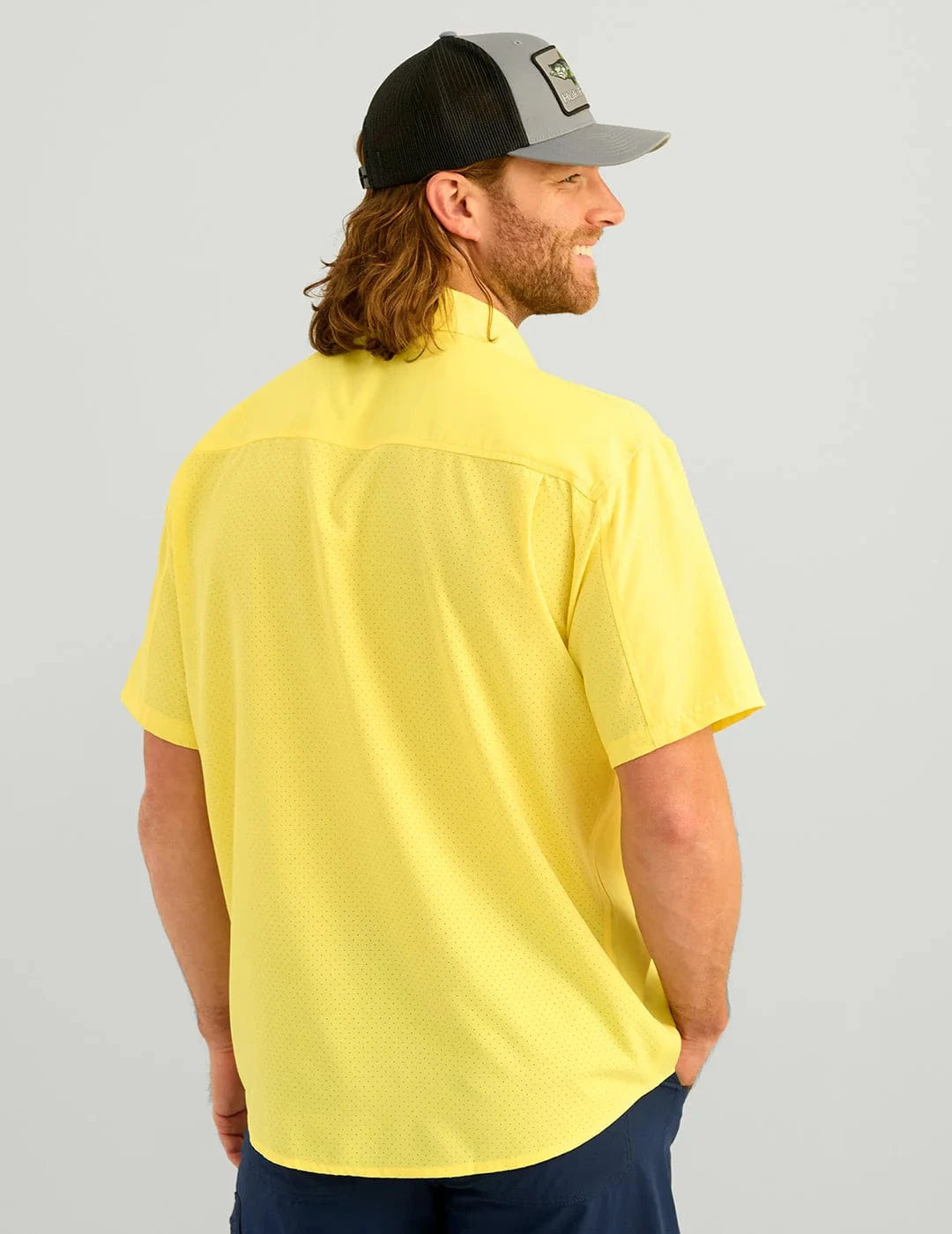 HUK Sport Shirts Tide Point Short Sleeve Button-Down