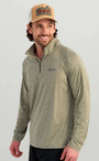HUK Sweaters Airweight Heather 1/4 Zip