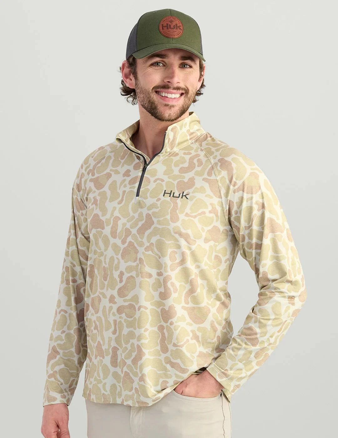 HUK Sweaters Airweight KC 1/4 Zip