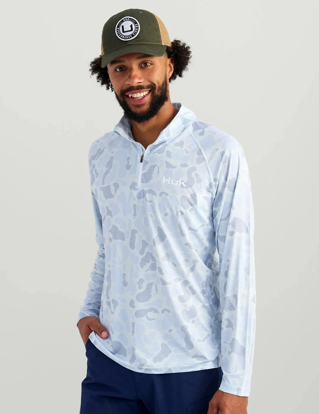 HUK Sweaters Airweight KC 1/4 Zip