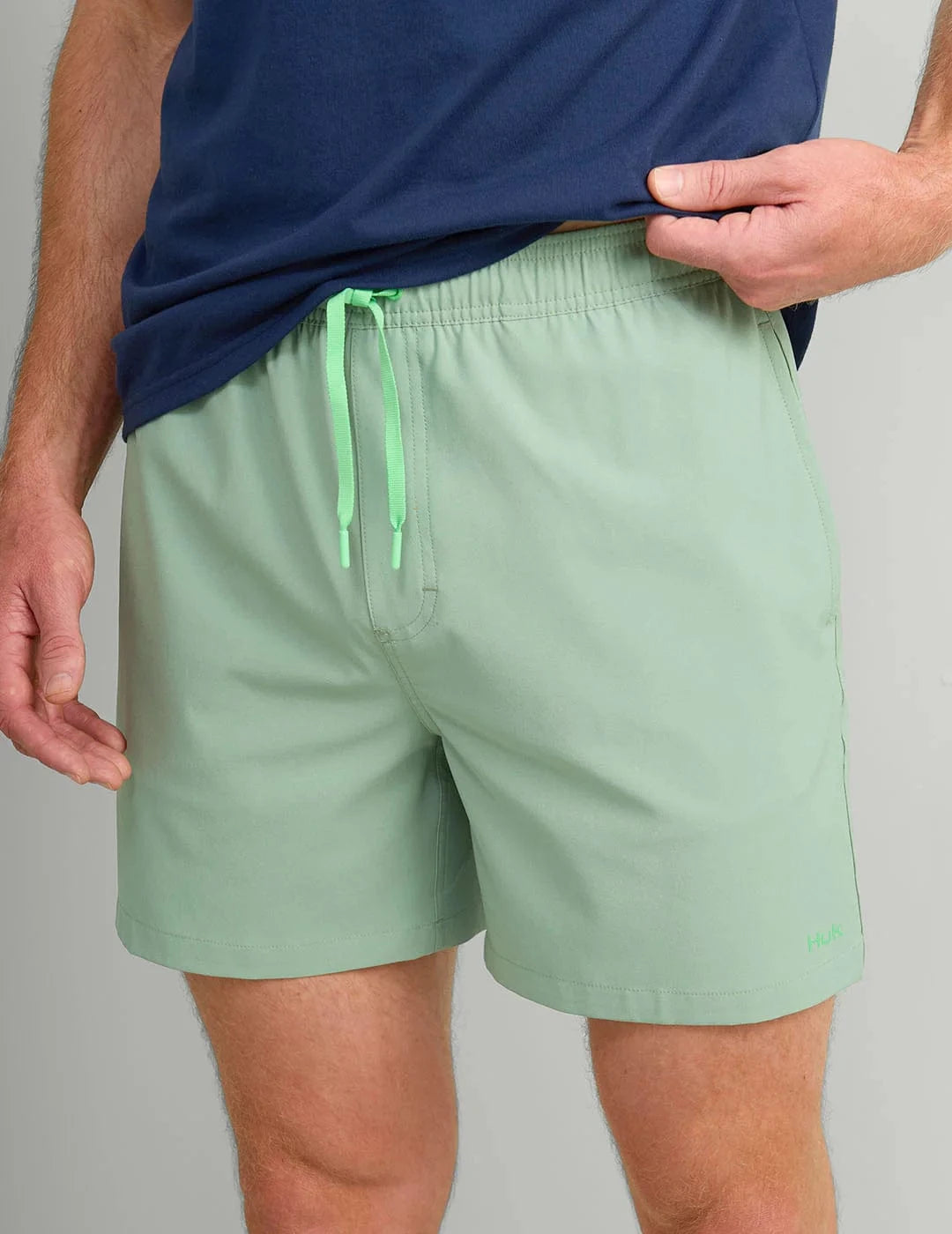 HUK Swimwear Fog Green / L Pursuit Volley Swim Short (5.5")