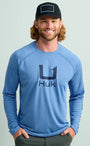 Huk T-Shirts Icon KC Graphic Performance Crew - Graphic Quiet Harbor