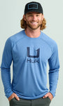 Huk T-Shirts Icon KC Graphic Performance Crew - Graphic Quiet Harbor