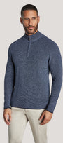 Jack Victor Limited 1/4 Zip Navy / S Dualac 1/4-Zip Sweater
