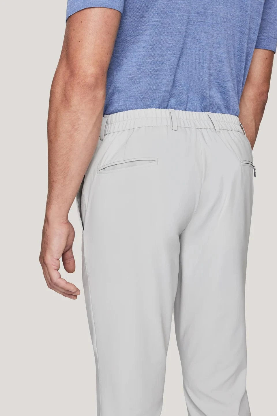 Jack Victor Limited Chinos Light Grey Active Stretch Pant