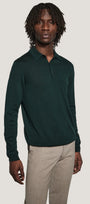 Jack Victor Limited Polos FORREST GREEN / M Long Sleeve Polo