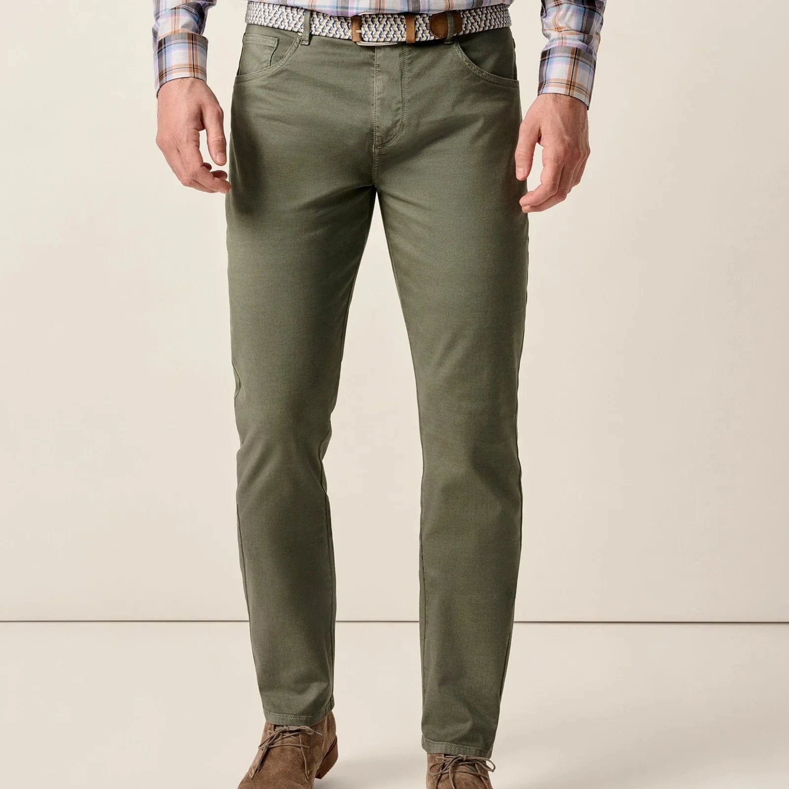 Johnnie-O 5-Pockets AGVG / 36X32 Carmel Sateen 5-Pocket Pants