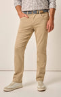 Johnnie-O 5-Pockets KHKI / 34X32 Carmel Sateen 5-Pocket Pants