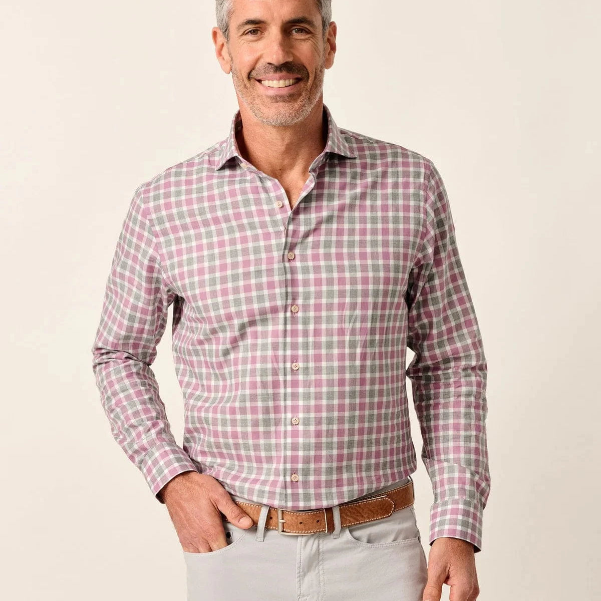 Johnnie-O Dress Shirts PETAL / S Top Shelf Button Down Shirt - Peirce