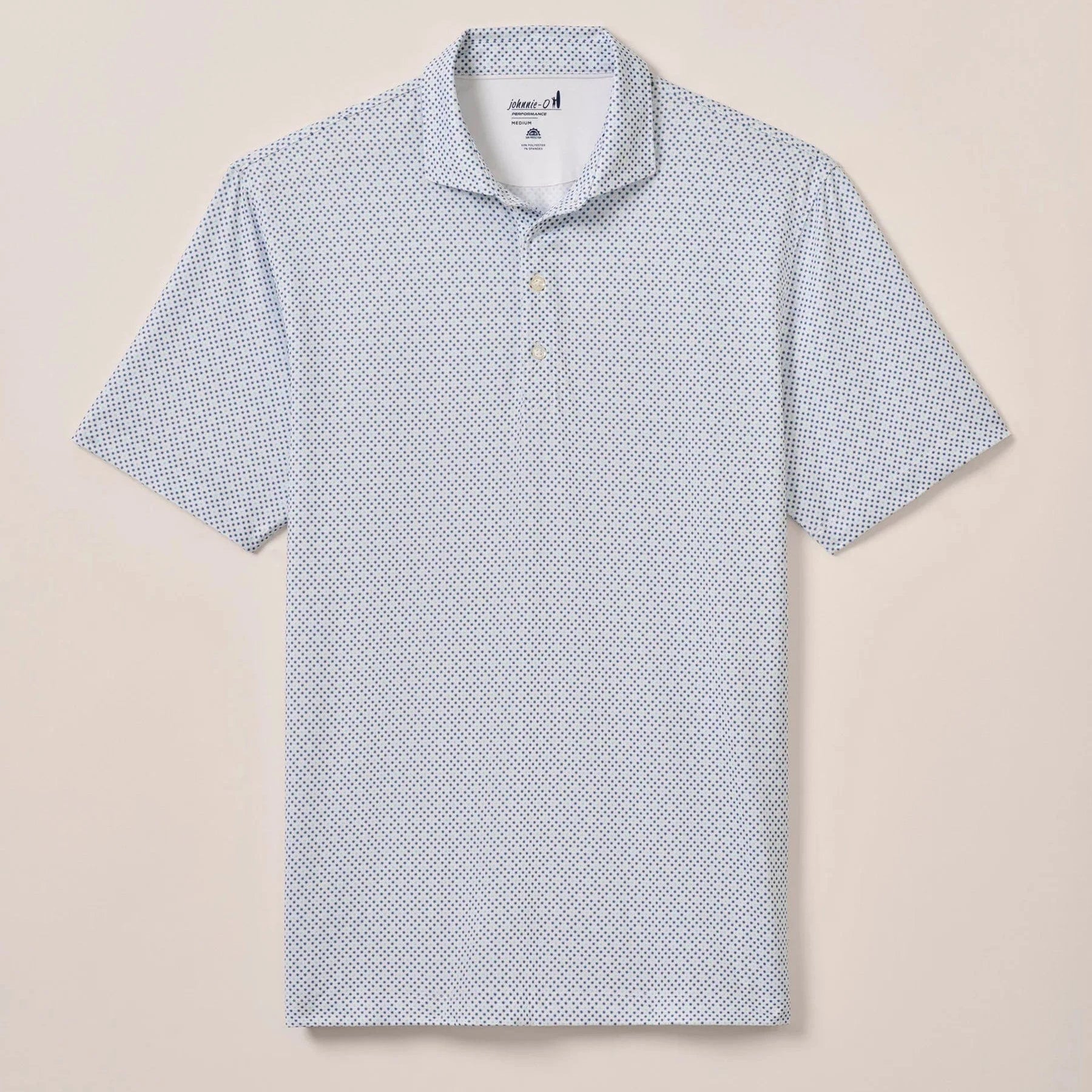 Johnnie O Polos Maxim Performance Jersey Polo - Lake