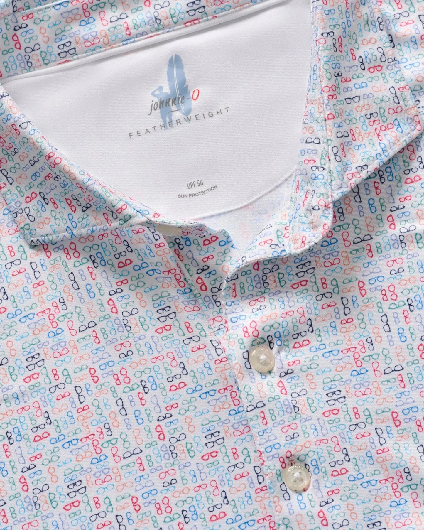 Johnnie O Polos Specs Featherweight Polo