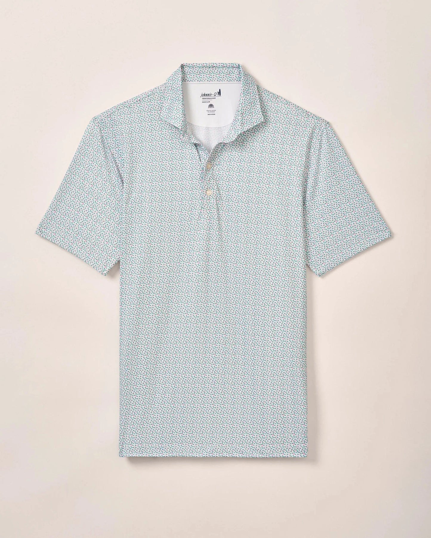 Johnnie O Polos Springwood Performance Jersey Polo - Porto Pink