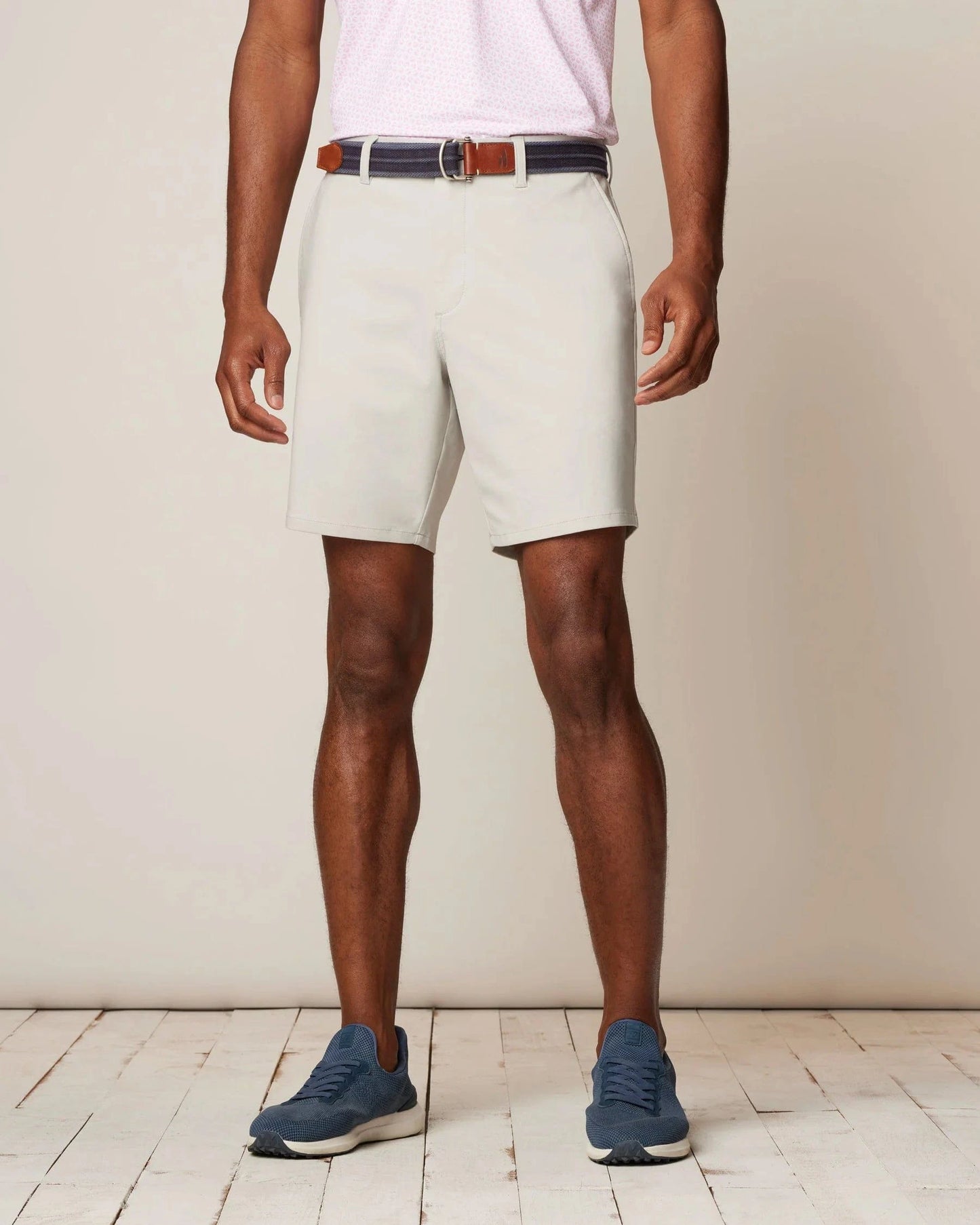 Johnnie O Shorts Jupiters Stretch Cotton Performance Shorts 8" - Seal