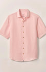 Johnnie O Sport Shirts Gianni Linen Button Down Shirt - Petal