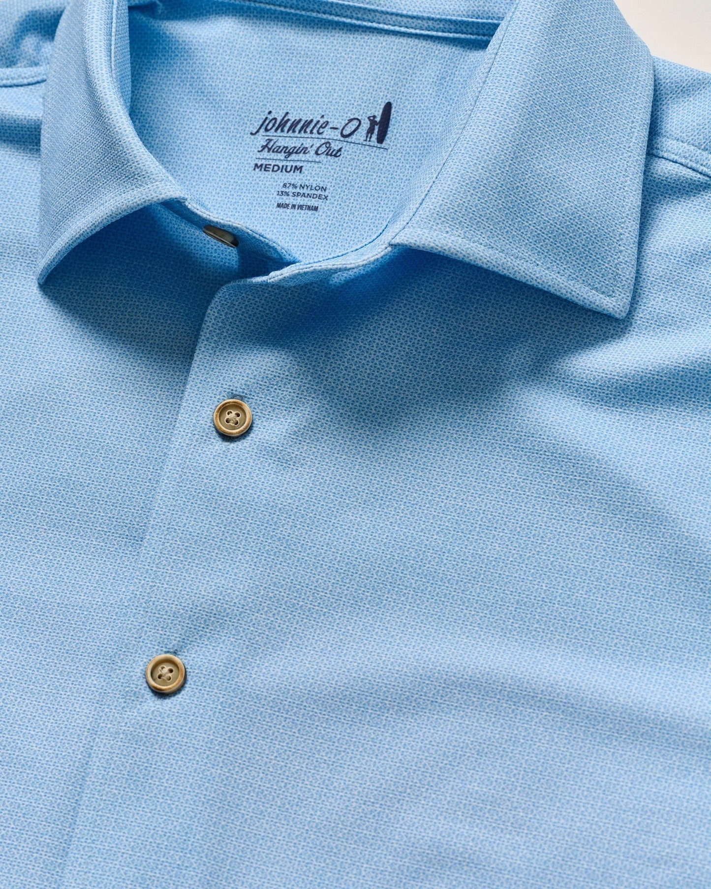 Johnnie O Sport Shirts Spielman Knit Button Down Shirt - Tarpon