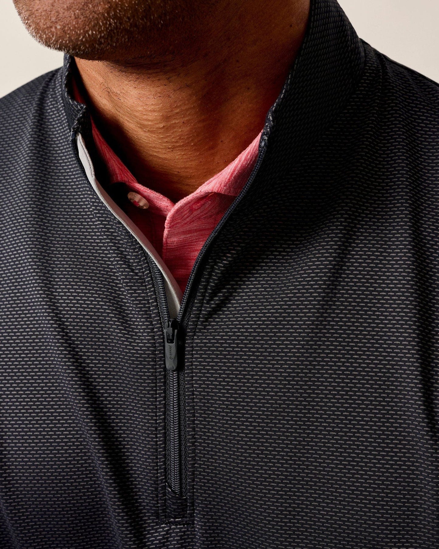 Johnnie-O Sweaters Jamie Jacquard Stretch 1/4-Zip Pullover