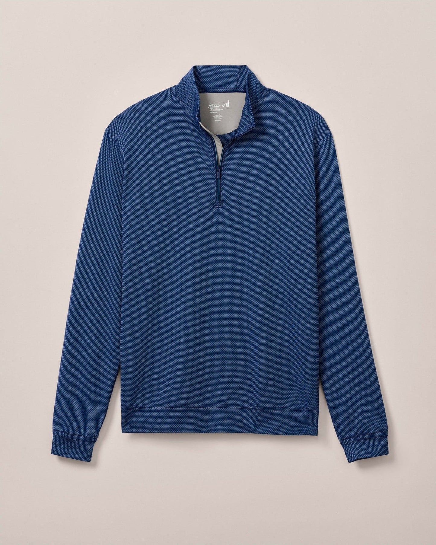 Johnnie-O Sweaters Navy Mahalo / S Jamie Jacquard Stretch 1/4-Zip Pullover