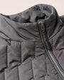 Johnnie-O Vest Belfry Quilted Puffer Vest in Dark Gray