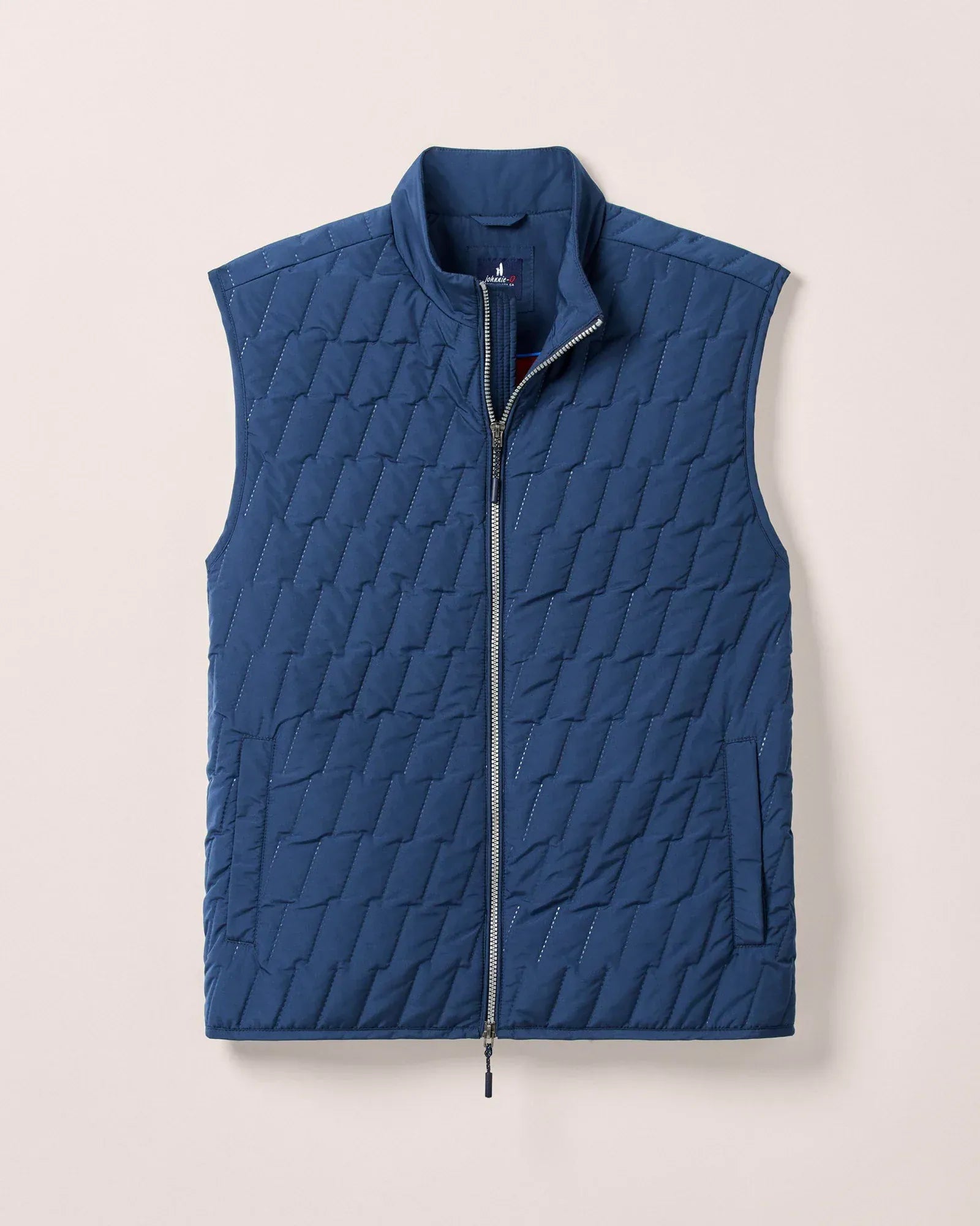 Johnnie-O Vest Belfry Quilted Puffer Vest in Space